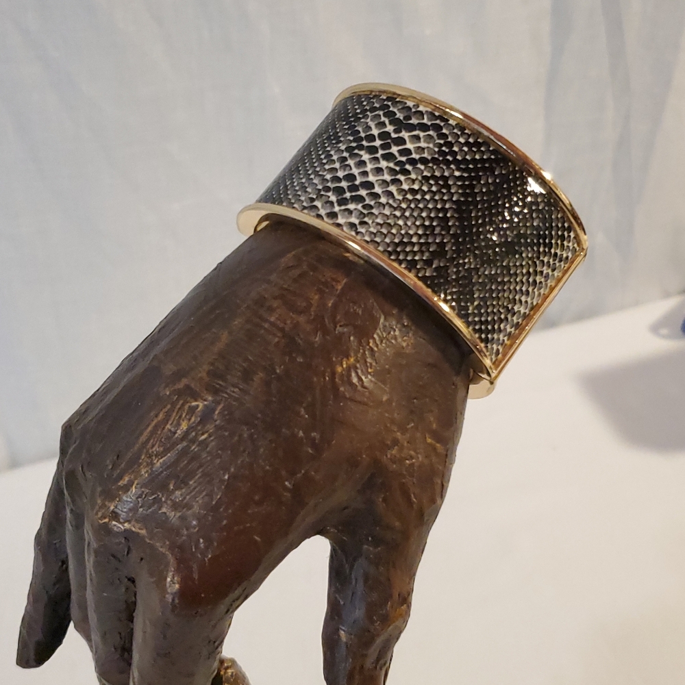 Snake Pattern Cuff Bracelet